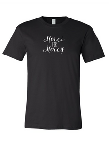 Denique Threads Merci for Mercy Unisex T-shirt