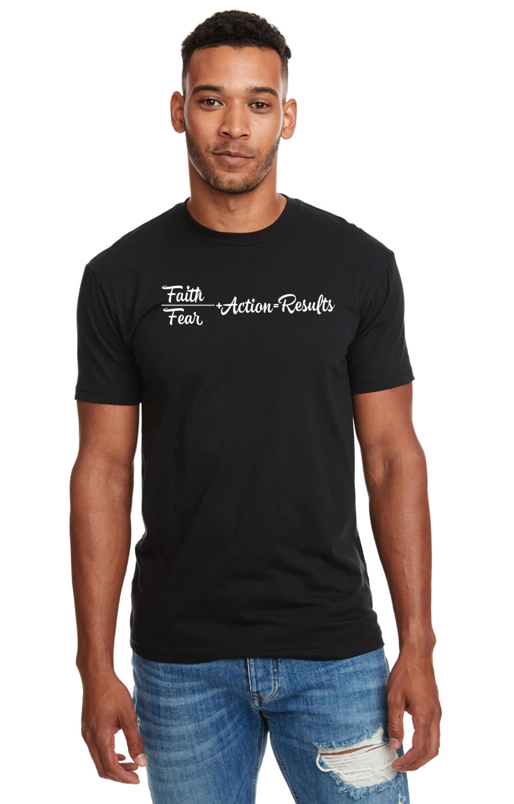 Denique Threads Unisex Faith Equation T-Shirt